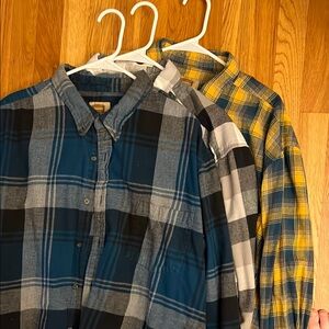 Three 3XLT The Foundry Supply Co FLANNELS
